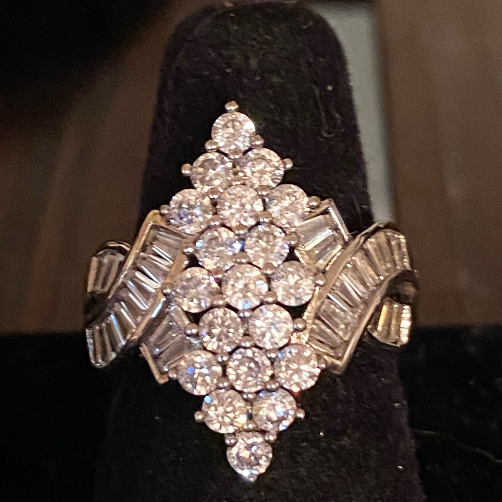 Beautiful White Sapphire Ring
